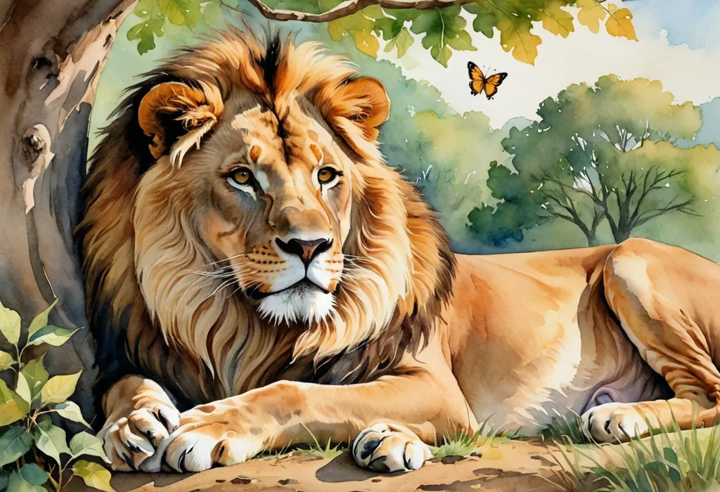 The Lion Sleeps Deeply