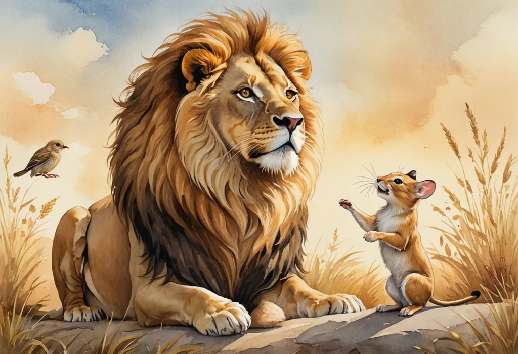 The Lion Lets Her Go