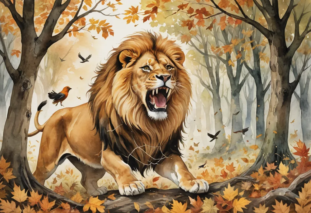 The Lion Roars for Help