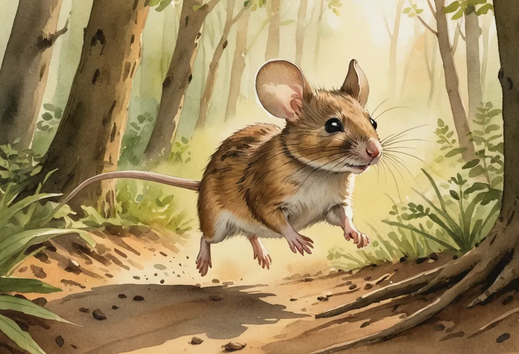 The Mouse Races to Help