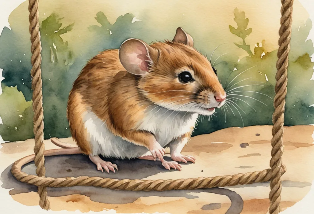 Mouse Begins to Chew