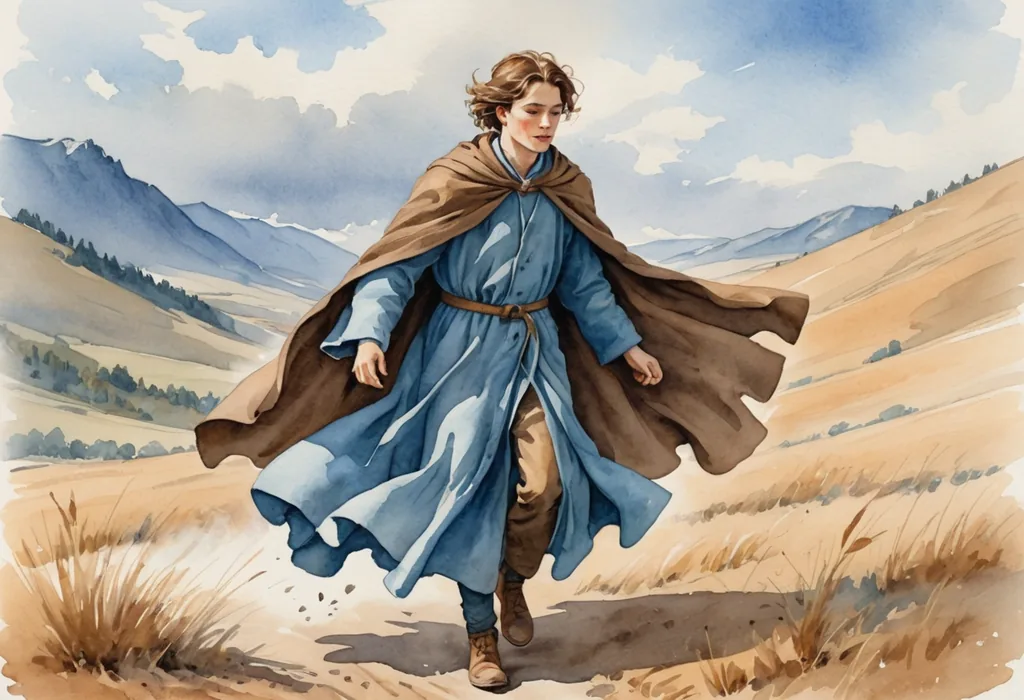 The Traveler Holds Tight