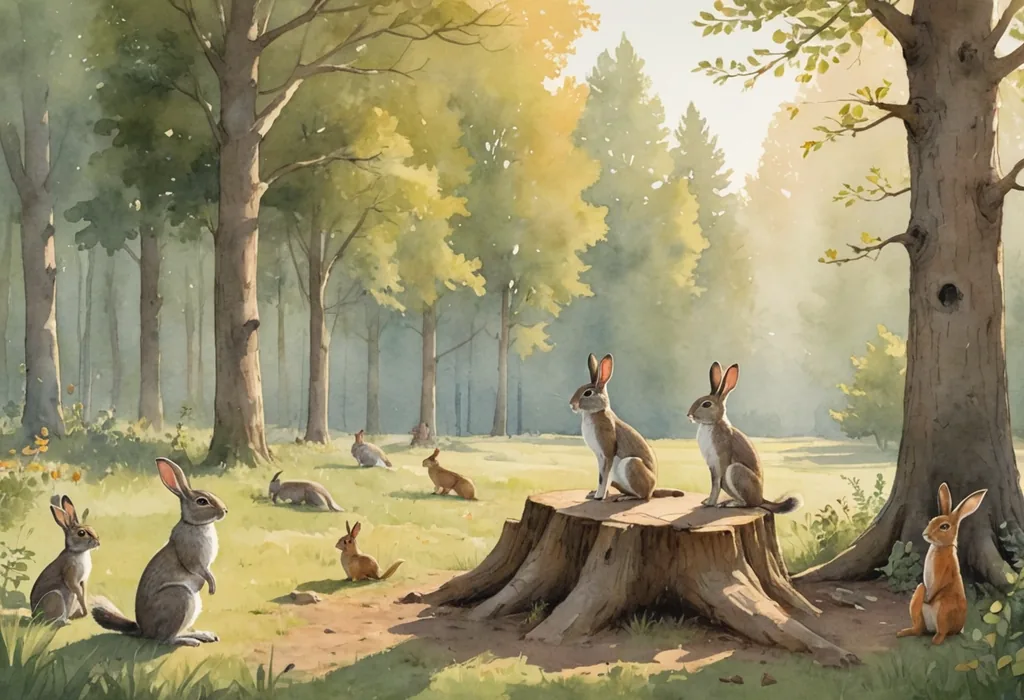 Hare Brags to the Animals