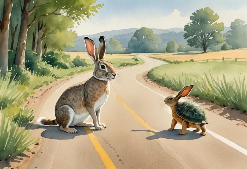 Hare Teases Tortoise