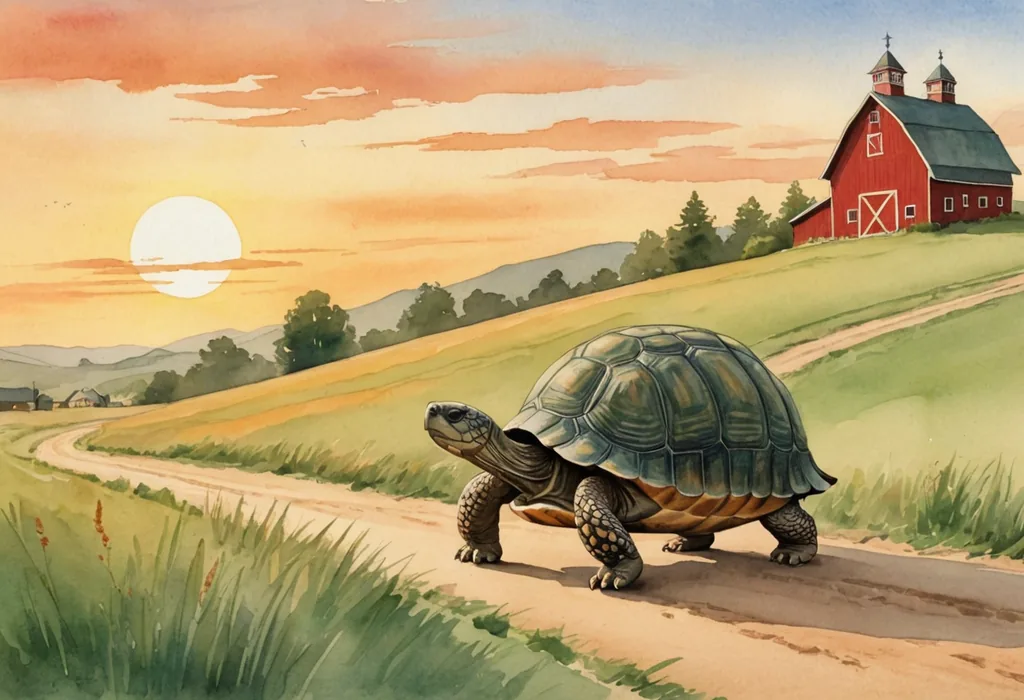 Tortoise Sees the Finish